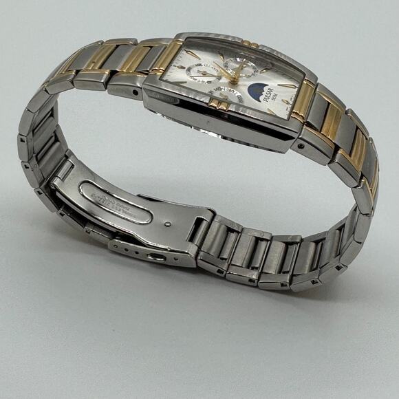Pulsar By Seiko Moon Phase Triple Calendar Japan Quartz Watch VX3F-X002 Steel main image 13